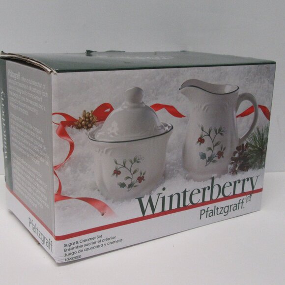 NEW! Pfaltzgraff Winterberry Coffee/Tea/Hot Cocoa - Full Service for Four - Picture 5 of 10